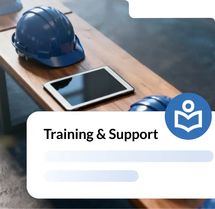 Training and support in the maintenance sector